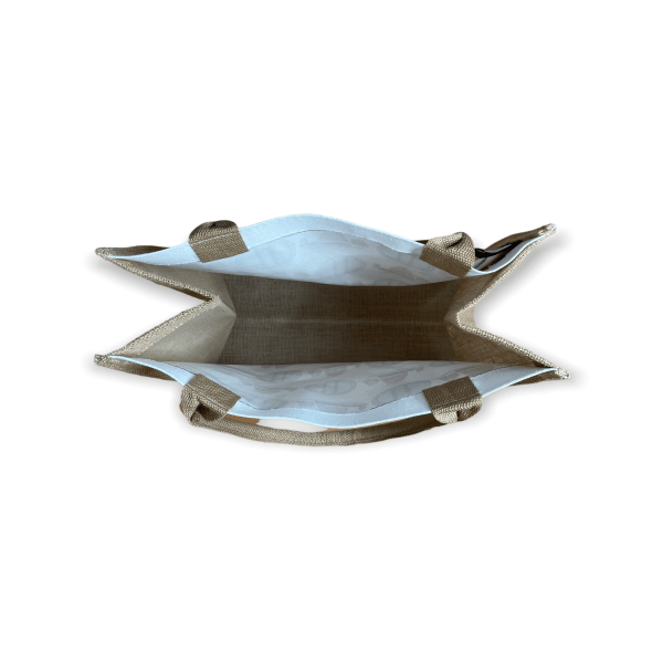 Hong Kong Taxis Jute Bag | Eco-Friendly Shopper Tote