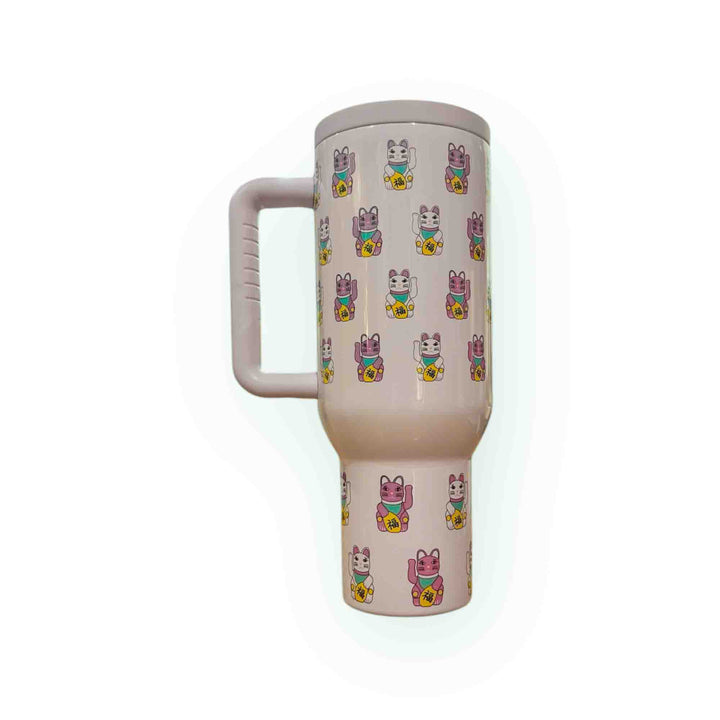 Tung Choi Street Lucky Cats 40 oz Vacuum Tumbler – Insulated Stainless Steel