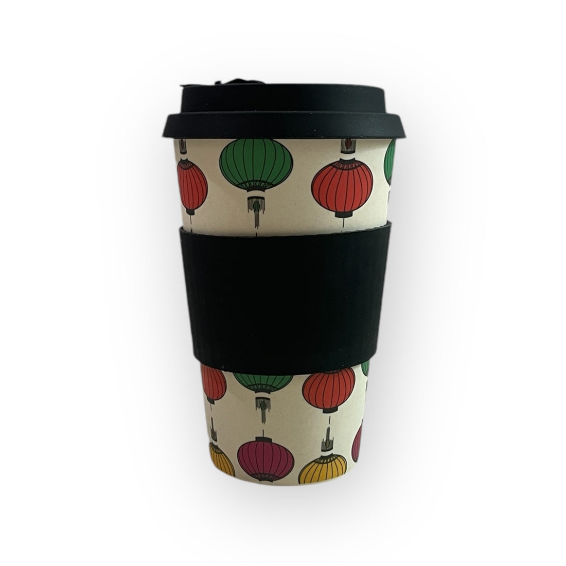 Wong Tai Sin Lanterns Bamboo Cup – Eco-Friendly Hong Kong Souvenir | Liz Fry Design