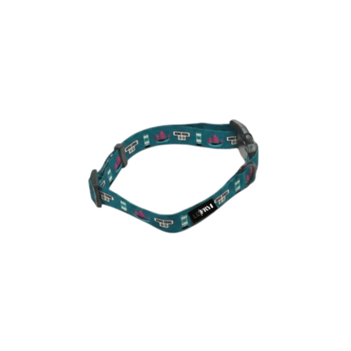 HK Transport – Teal Adjustable Dog Collar