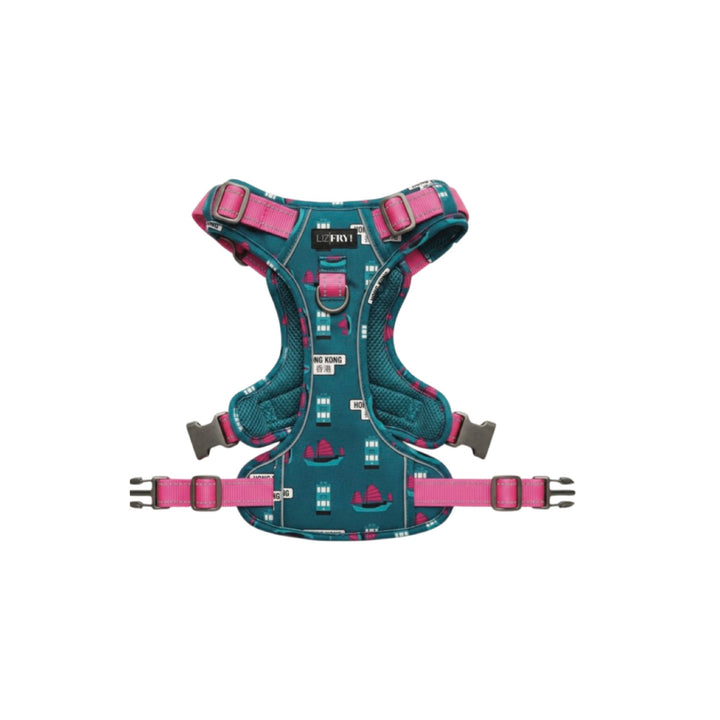 HK Transport – Teal Adjustable Dog Harness
