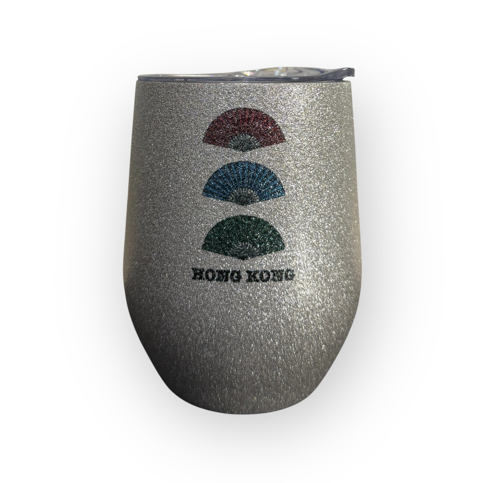 Ap Liu Street Fans Print Stainless Steel Wine Cup – Double-Walled Insulated Tumbler