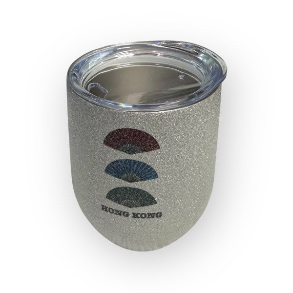 Ap Liu Street Fans Print Stainless Steel Wine Cup – Double-Walled Insulated Tumbler