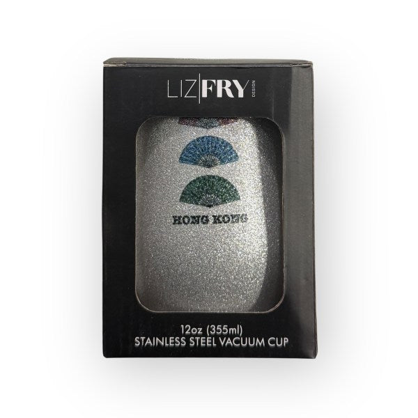 Ap Liu Street Fans Print Stainless Steel Wine Cup – Double-Walled Insulated Tumbler