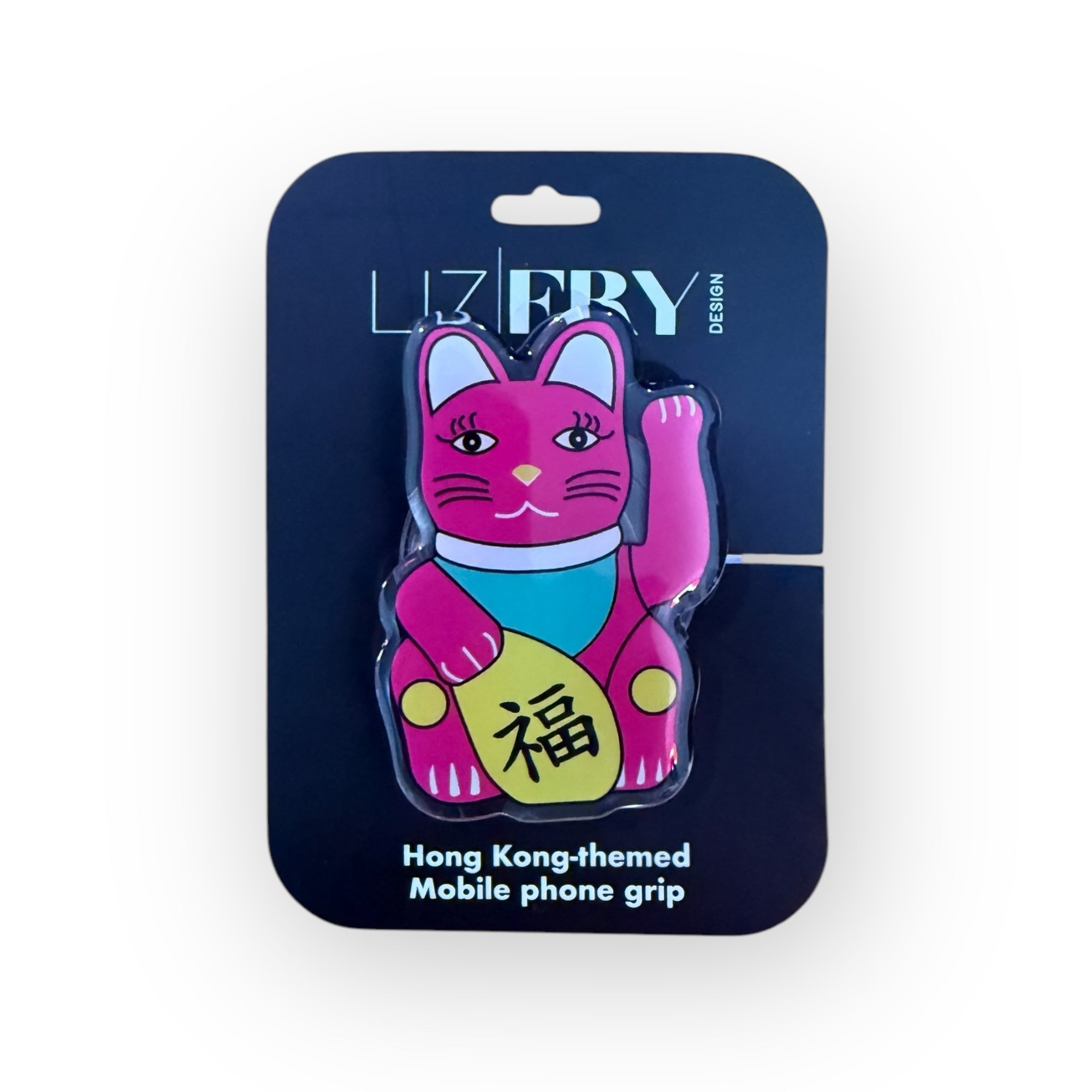 Lucky Cat Mobile Phone Grip | Hong Kong Fortune Cat Design