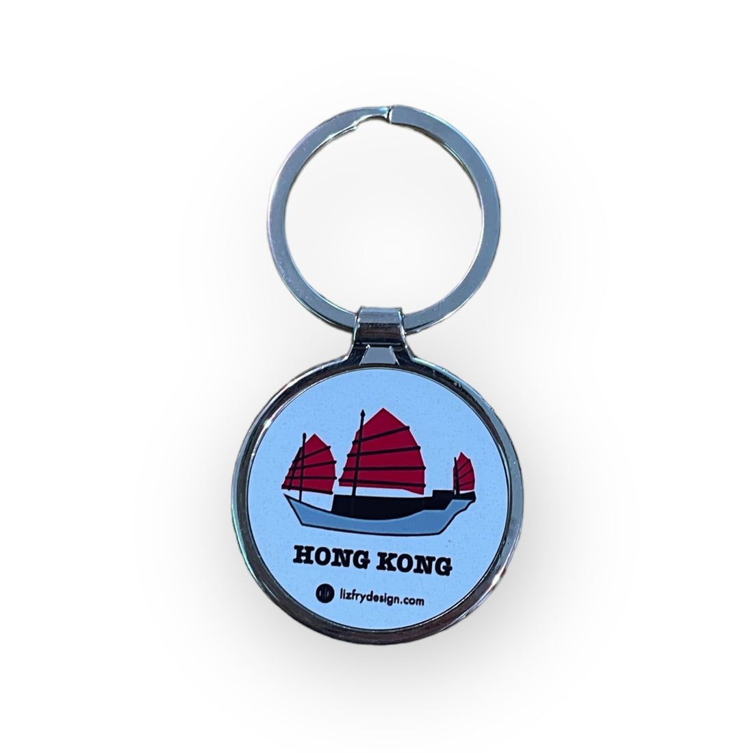 Junk Boat Metal Keyring (Boxed) | Iconic Hong Kong Souvenir