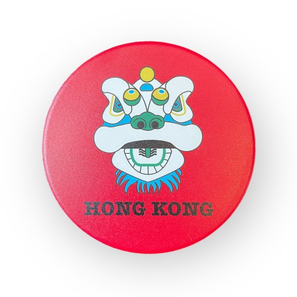 Coloured Ceramic Coaster Set – 4 Piece with Cork Backing & Metal Holder