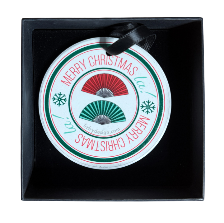 Fans - Ceramic Ornament