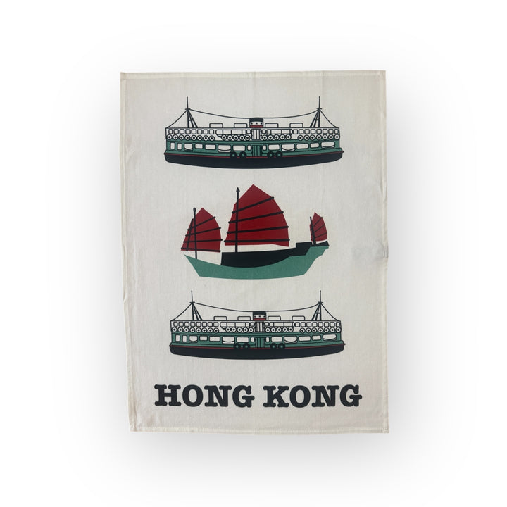 Junk & Star Ferry Tea Towel