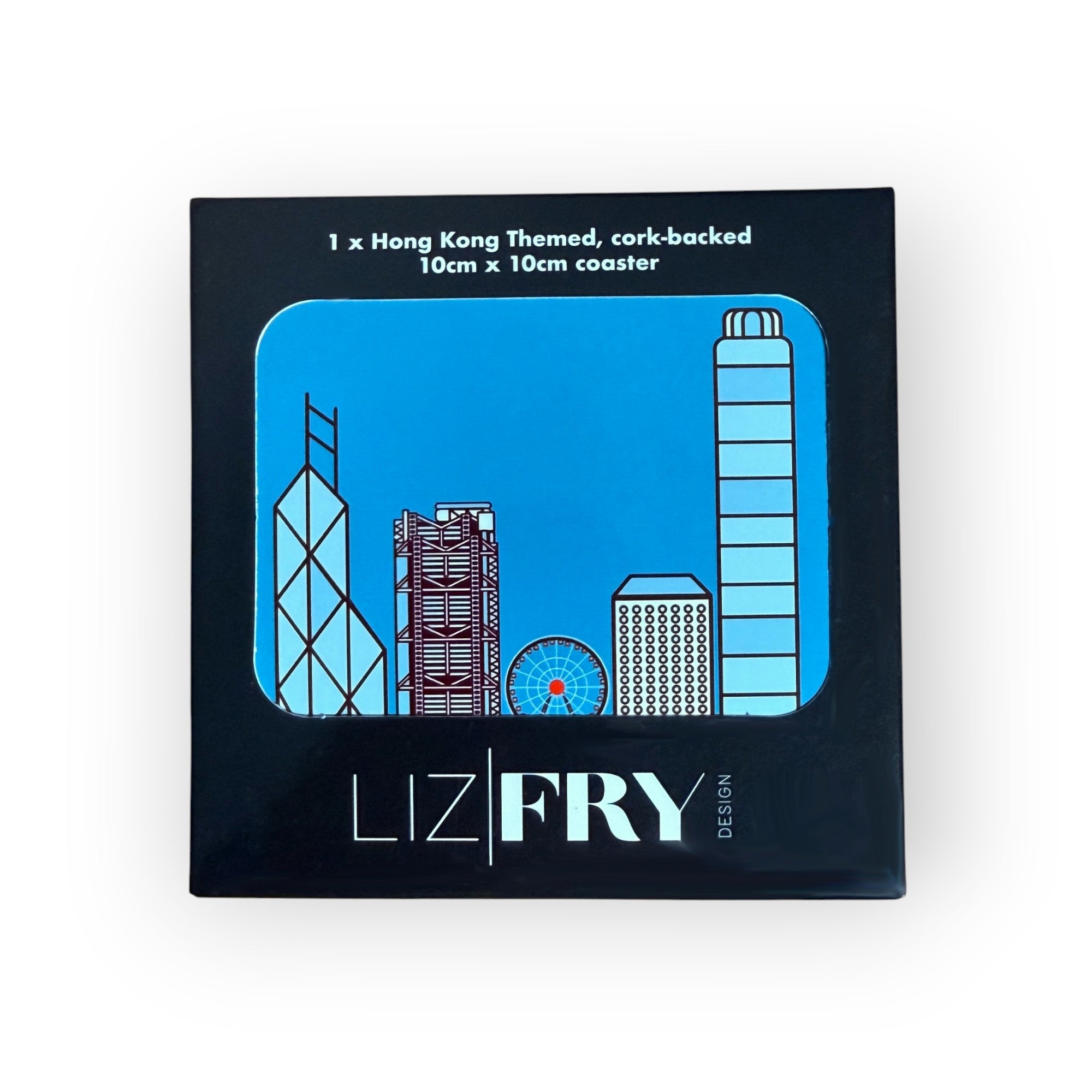 HK Skyline Cork Coaster