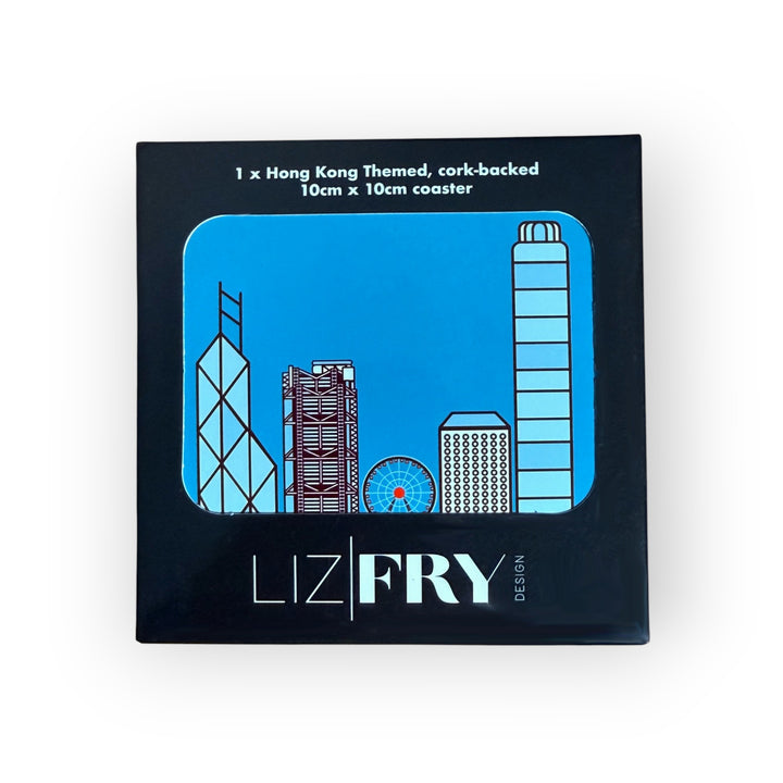 HK Skyline Cork Coaster