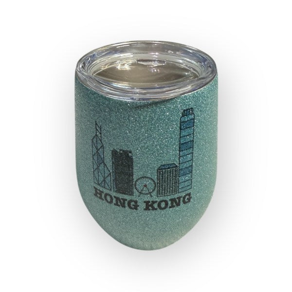 HK Skyline Print Stainless Steel Wine Cup – Insulated Stainless Steel Tumbler