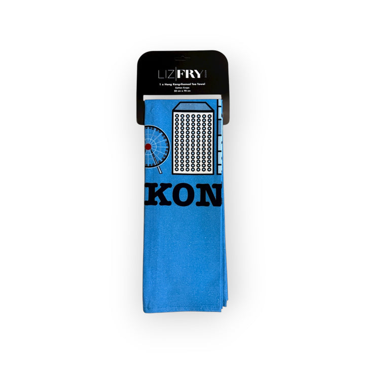 Hong Kong Skyline Tea Towel