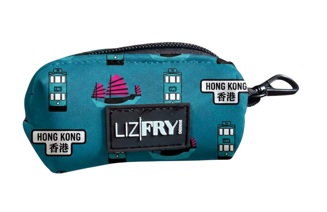 HK Transport – Teal Poo Bag Holder