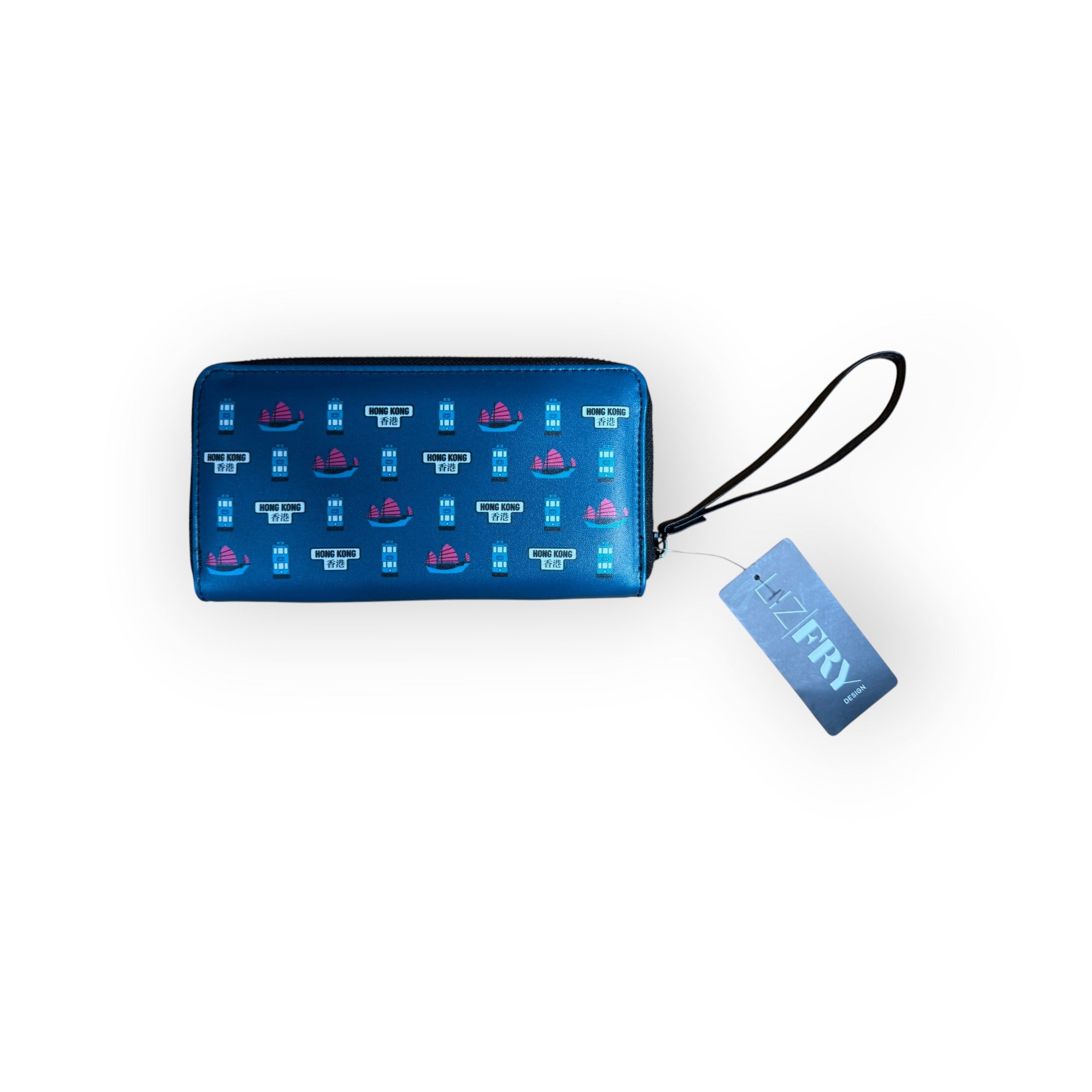 Teal Hong Kong Icons Wallet