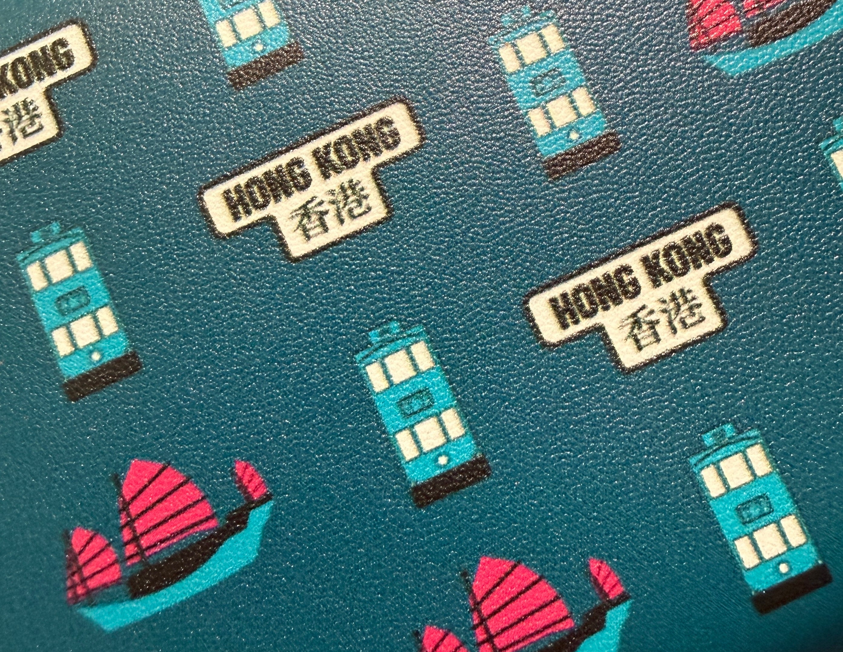 Teal Hong Kong Icons Wallet
