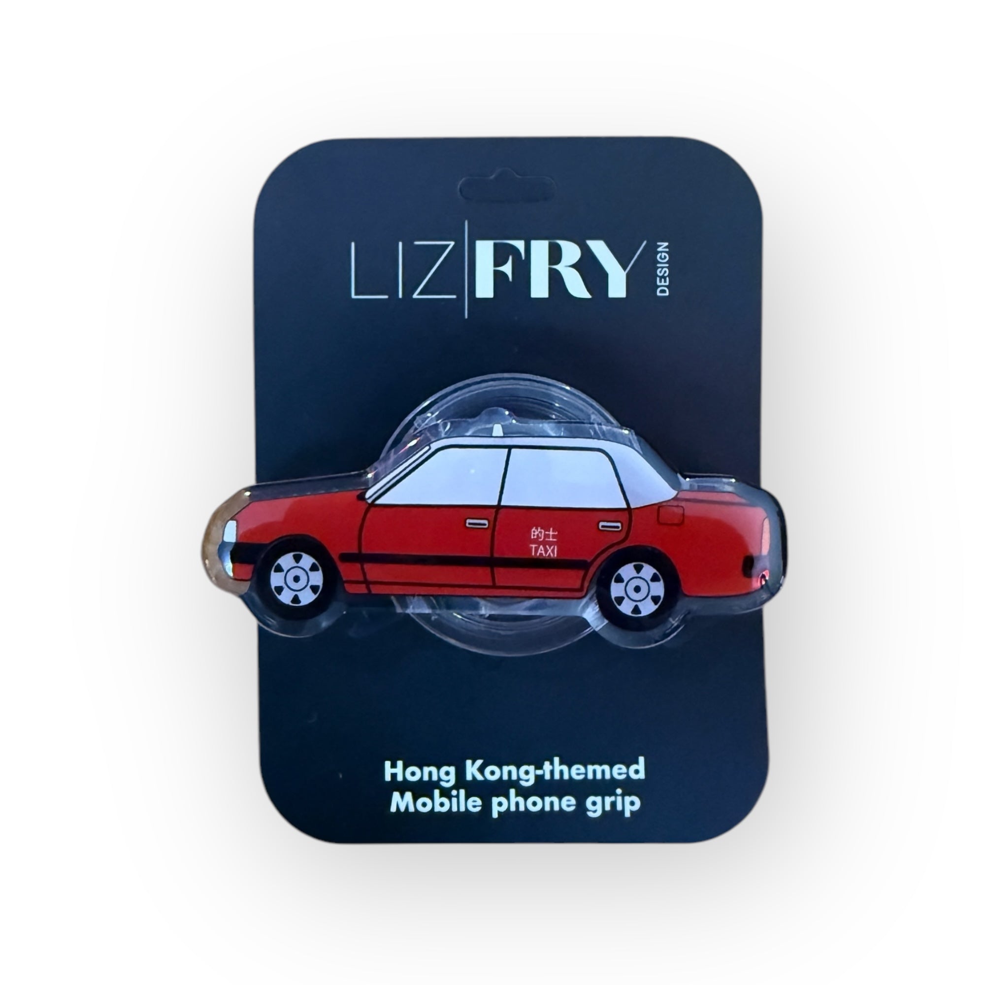 HK Taxi Mobile Phone Grip | Iconic Red Cab Design