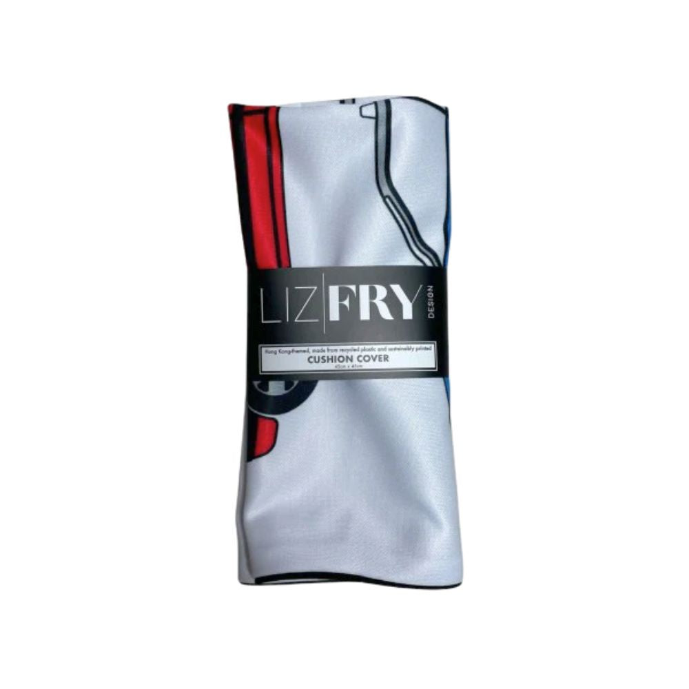 HK Taxis Cushion Cover