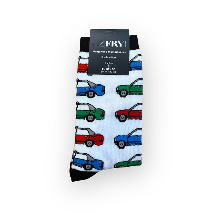 HK Taxis Bamboo Fibre Socks – Hong Kong Taxi Print