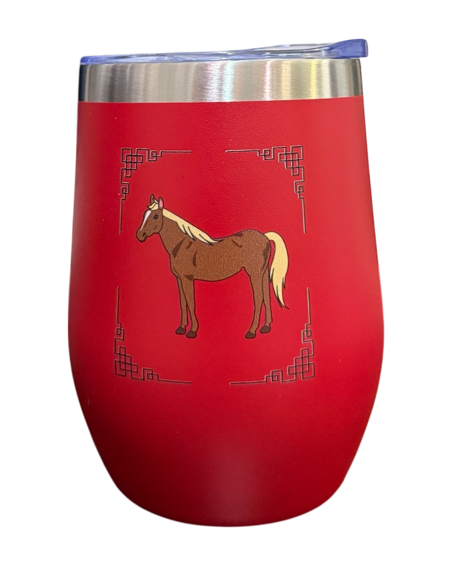 Chinese New Year Horse Vacuum Cup