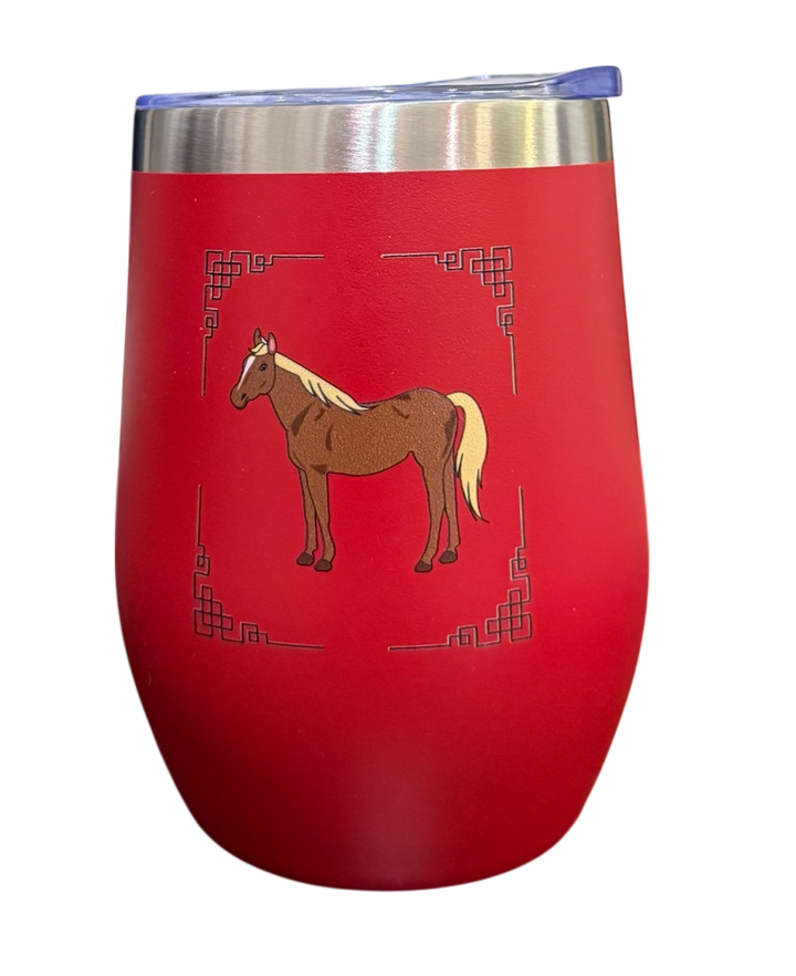 Chinese New Year Horse Vacuum Cup