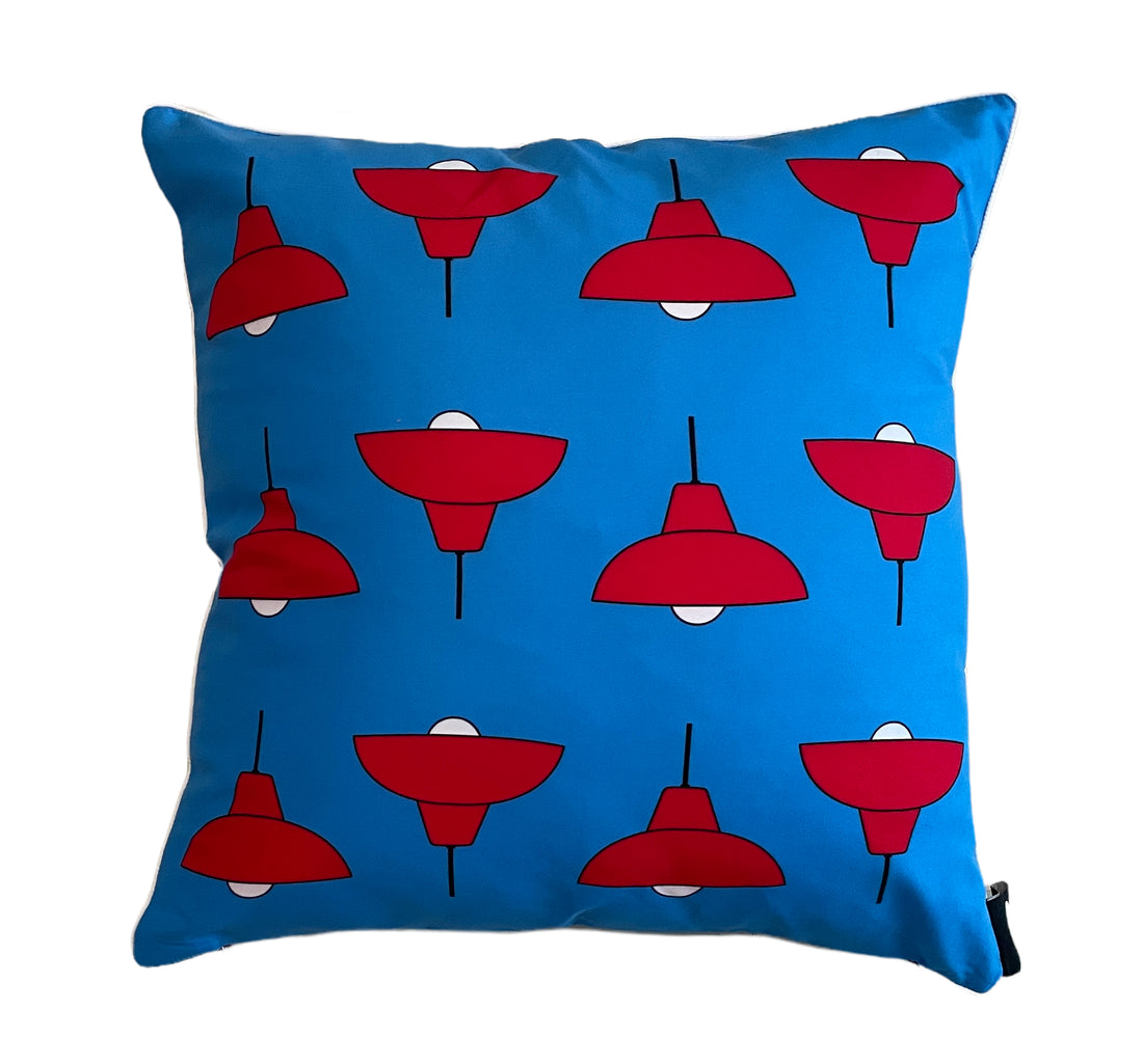 Java Road Lamps Cushion Cover – 45 cm rPET Home Accessory