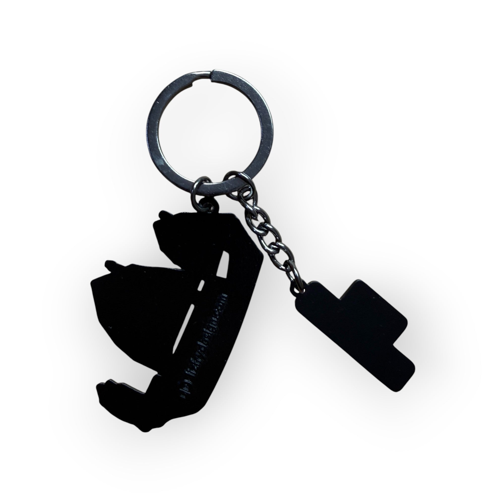 Junk enamel keyrring