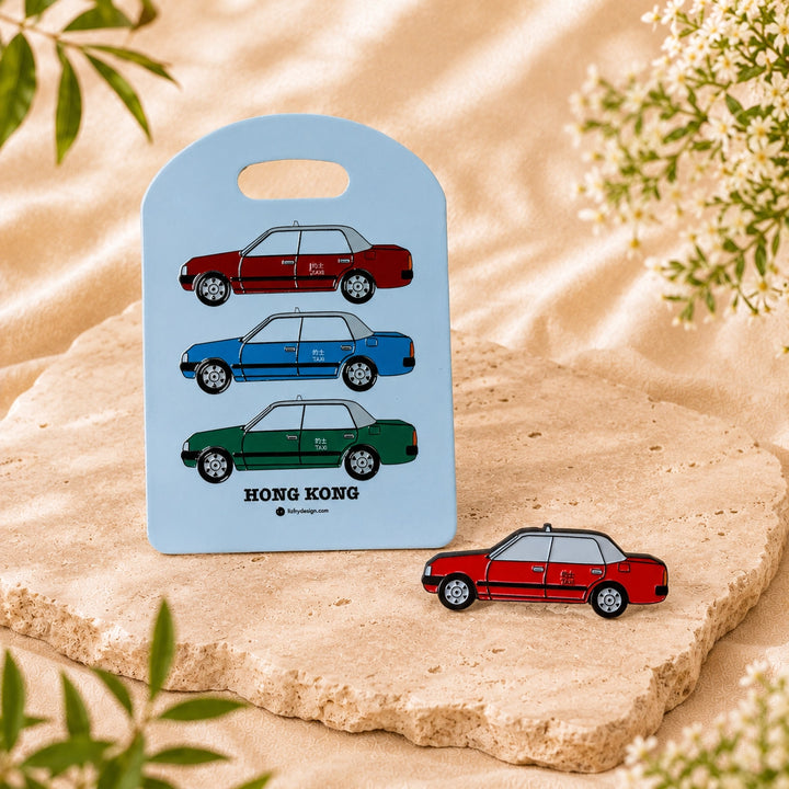 Just Because Bundle — HK Taxi Trivet + magnet Set