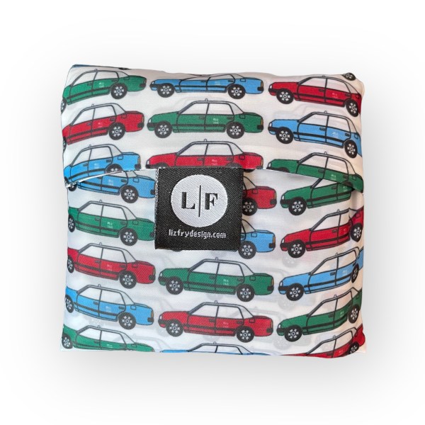 HK Taxis Print – Foldable Shopping Bag