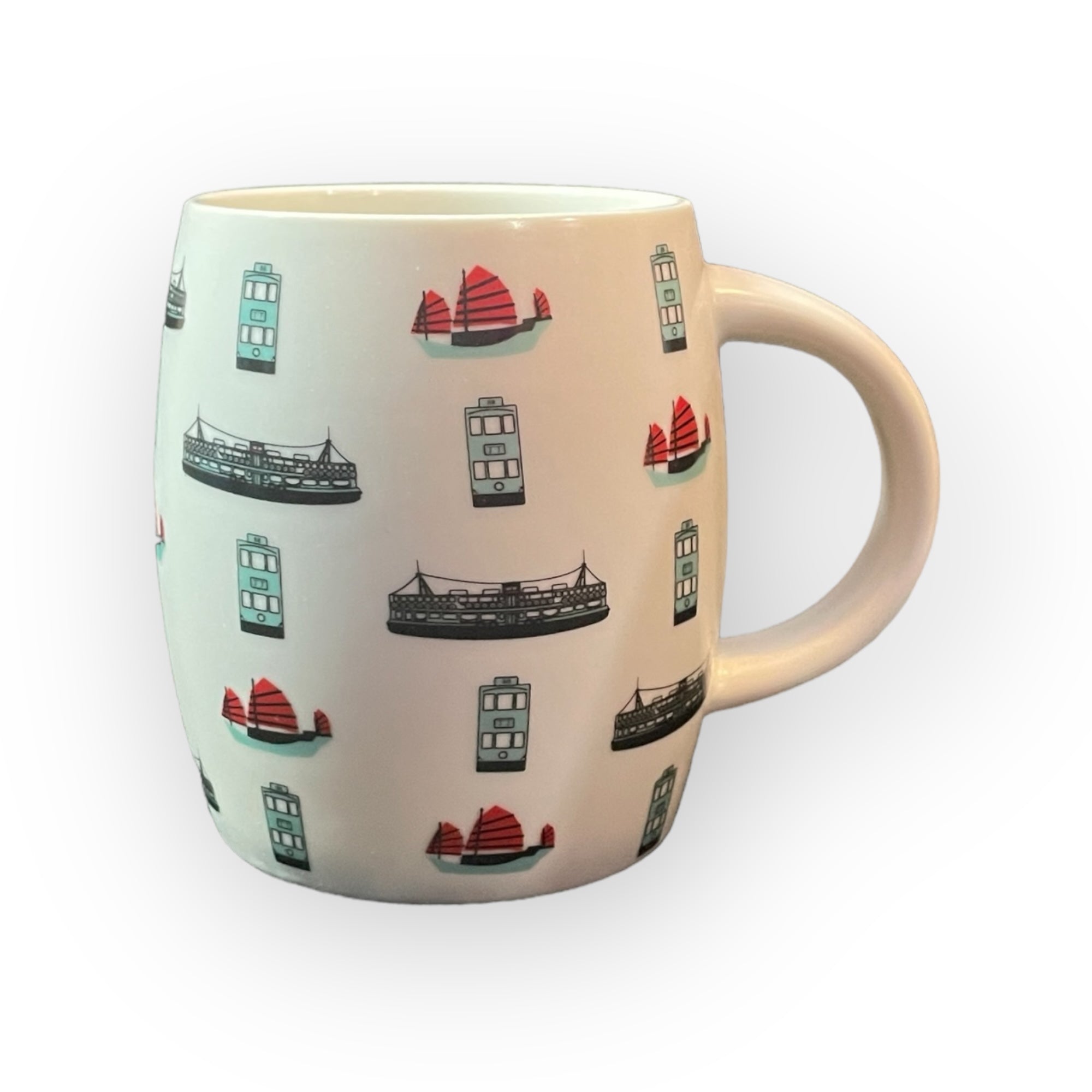 HK Transport Print Ceramic Mug – Liz Fry Design