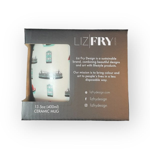 HK Transport Print Ceramic Mug – Liz Fry Design