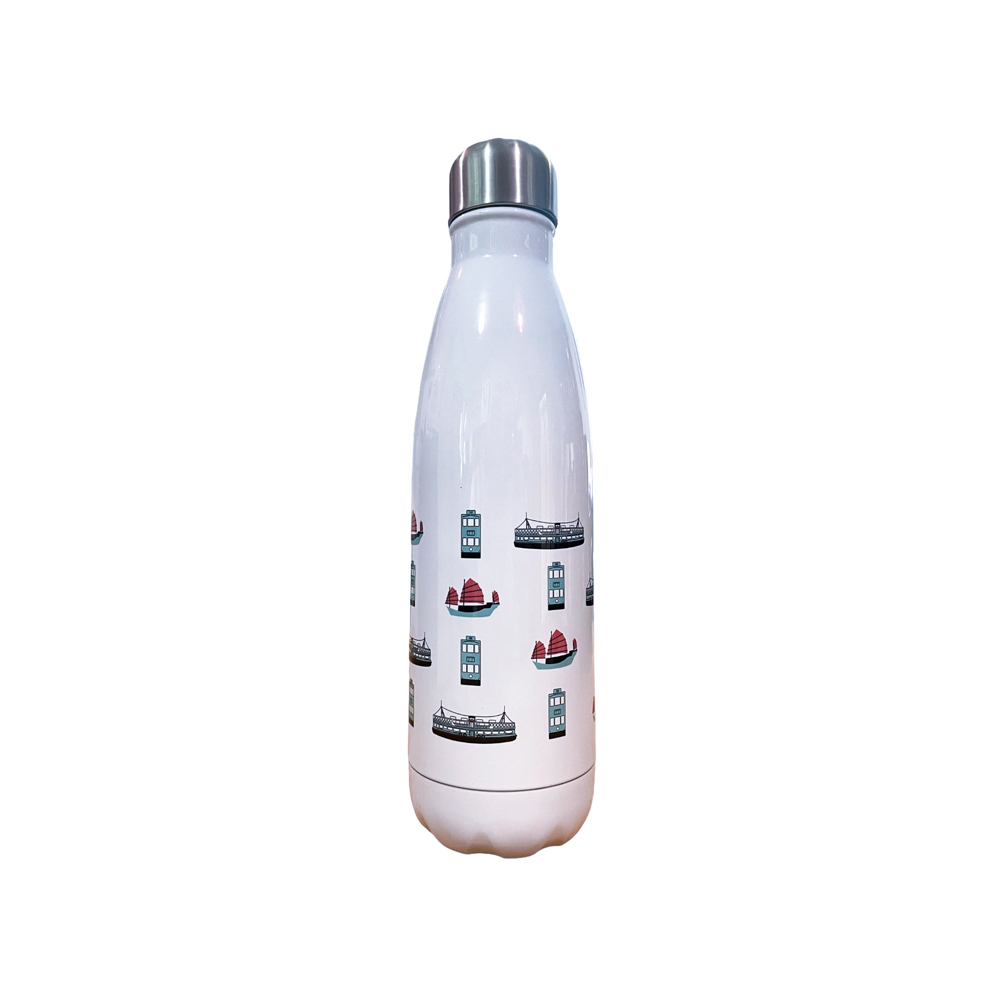 HK Transport Print Vacuum Cola Bottle – Insulated Stainless Steel