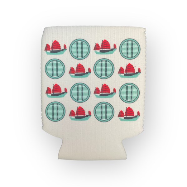 Koozie Set – 6 pc Can Coolers with Hong Kong Motifs