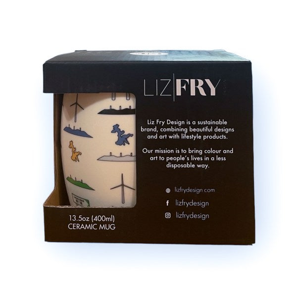 Lamma Island Print Ceramic Mug – Liz Fry Design