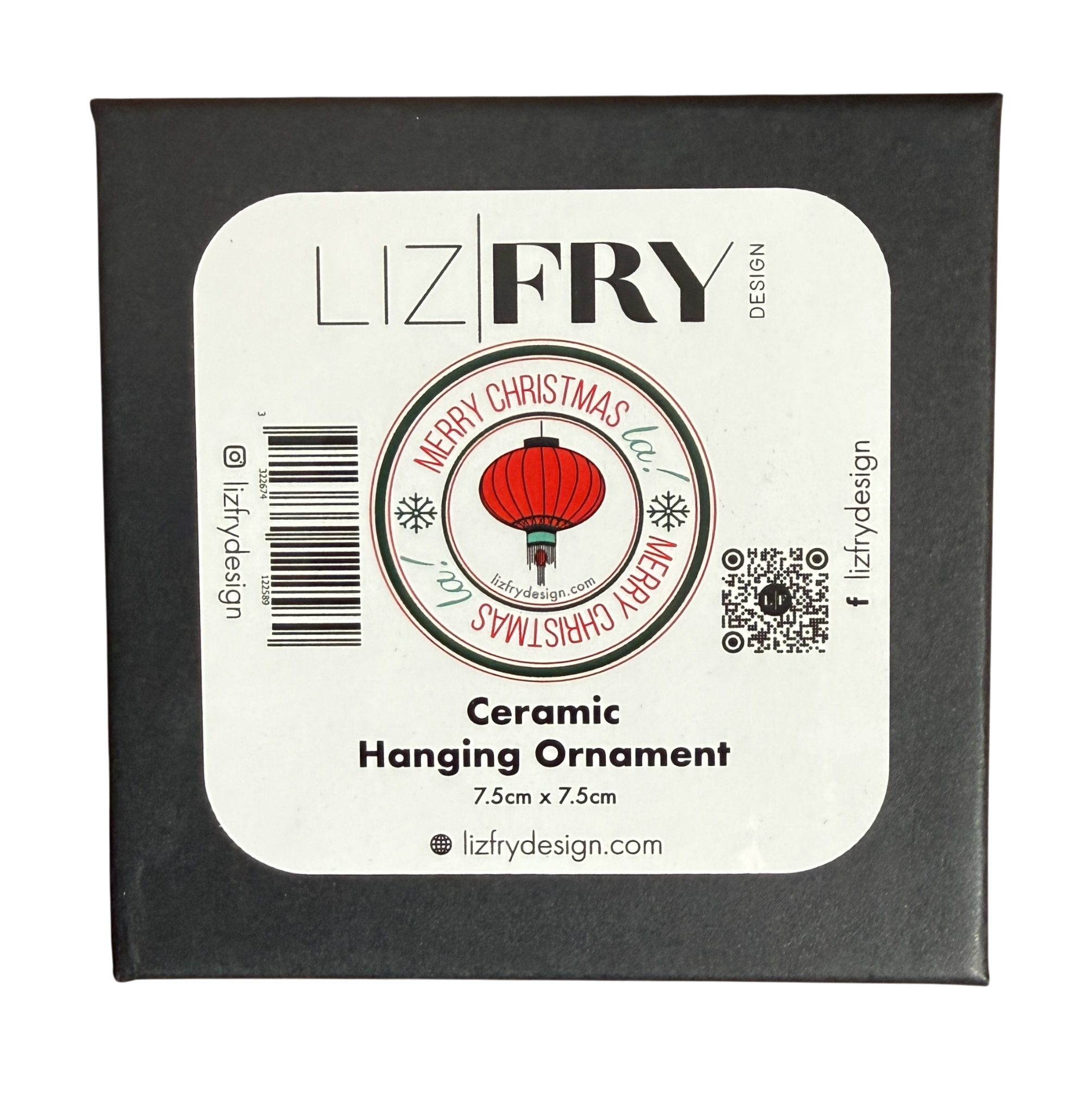 Lantern - Ceramic Ornament - boxed