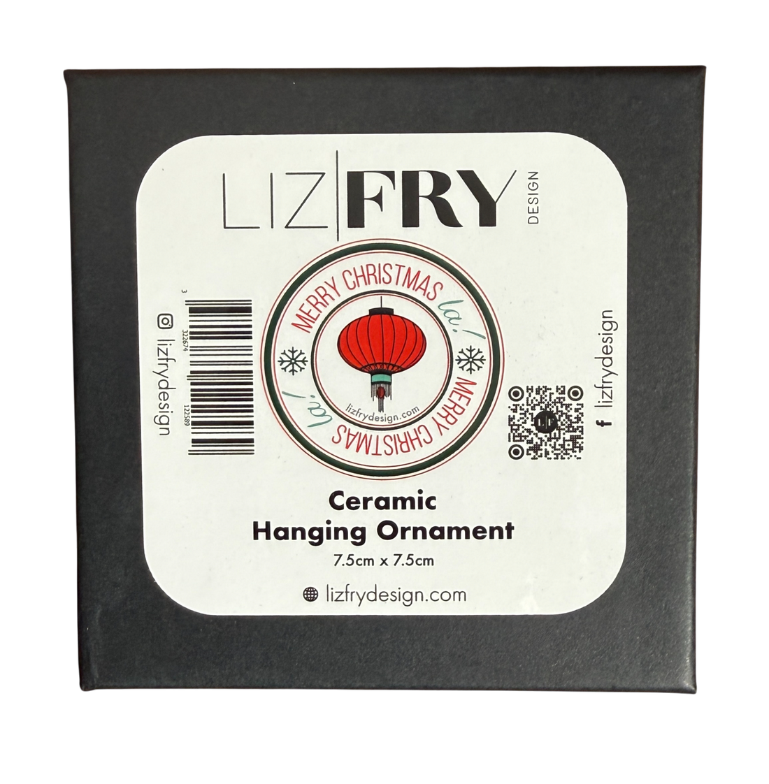 Lantern - Ceramic Ornament - boxed