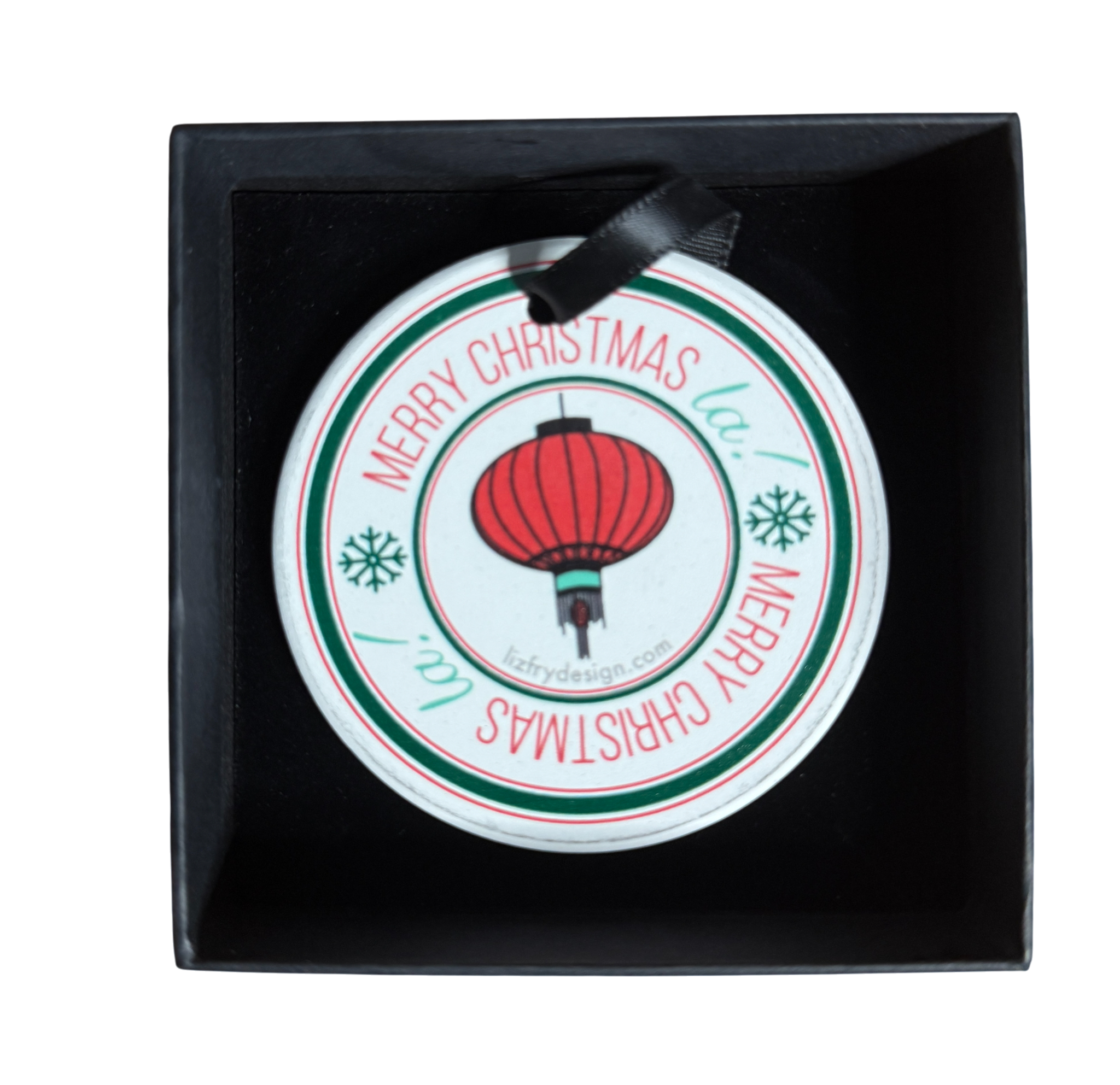 Lantern - Ceramic Ornament - boxed