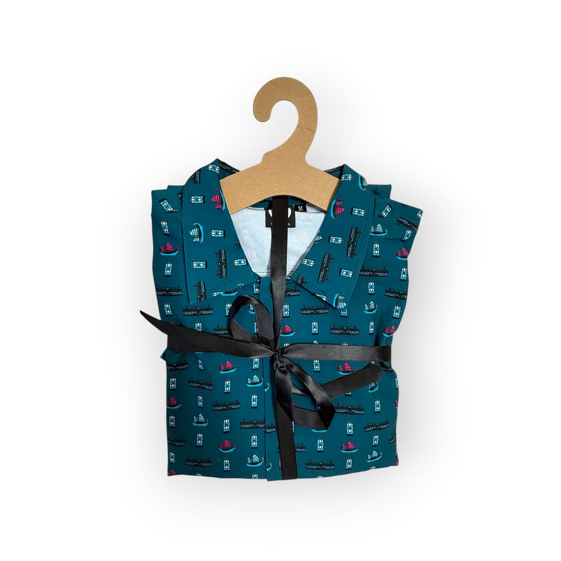 Men’s Teal Hong Kong Transport Quick-Dry Shirt & Board Shorts Set