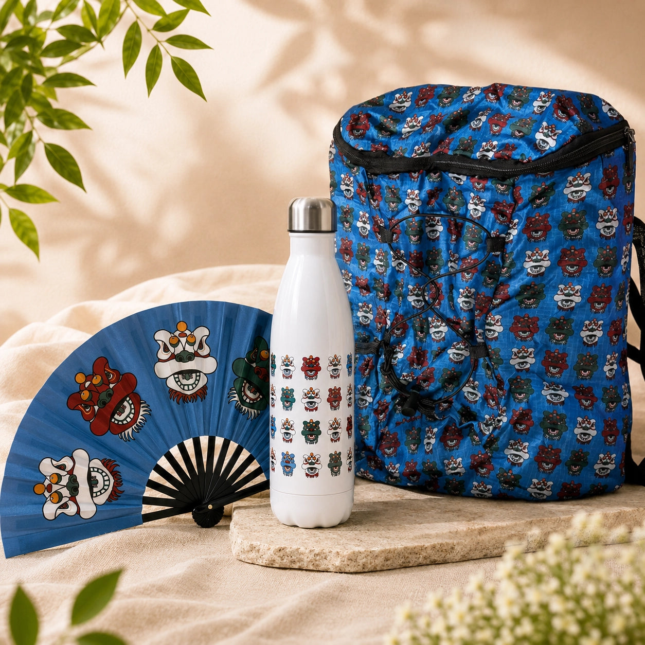 Outdoors Bundle — Lion Heads Backpack Set