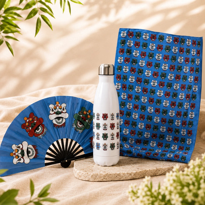 Outdoors Bundle — Lion Heads Towel Set