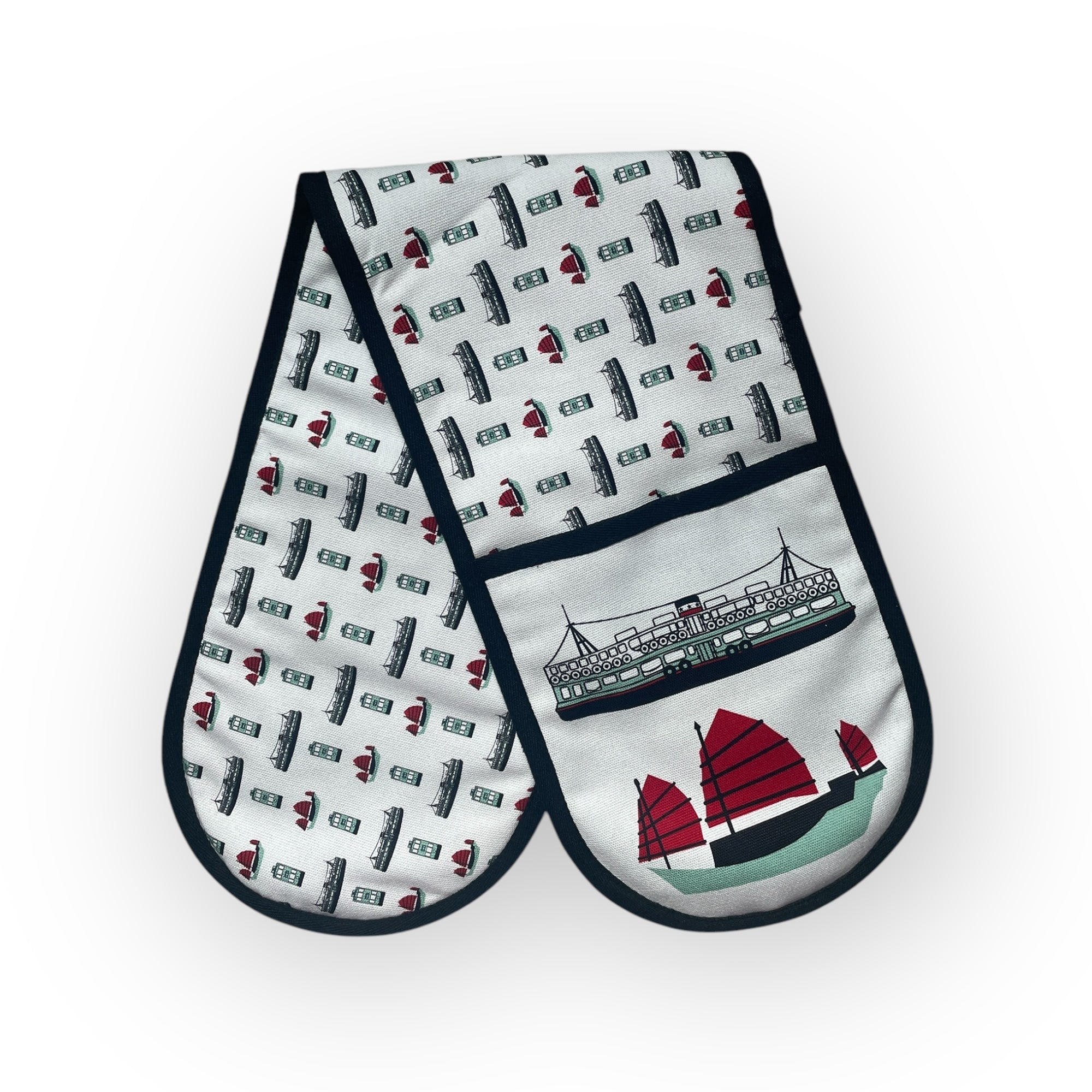 Fragrant Harbour Oven Mitts – Organic Cotton Kitchen Gloves