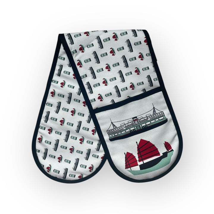 Fragrant Harbour Oven Mitts – Organic Cotton Kitchen Gloves