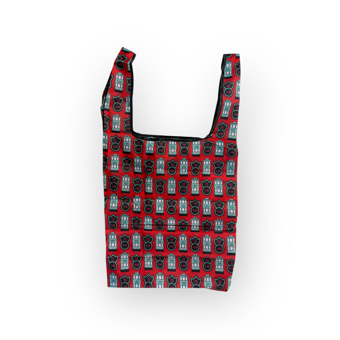 North Point Trams & Pawn Print Foldable Shopping Bag | Reusable Hong Kong Tote