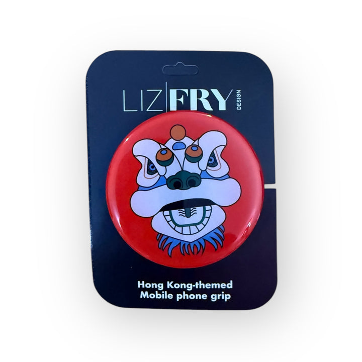 TST Lion Mobile Phone Grip | Hong Kong Lion Dance Design
