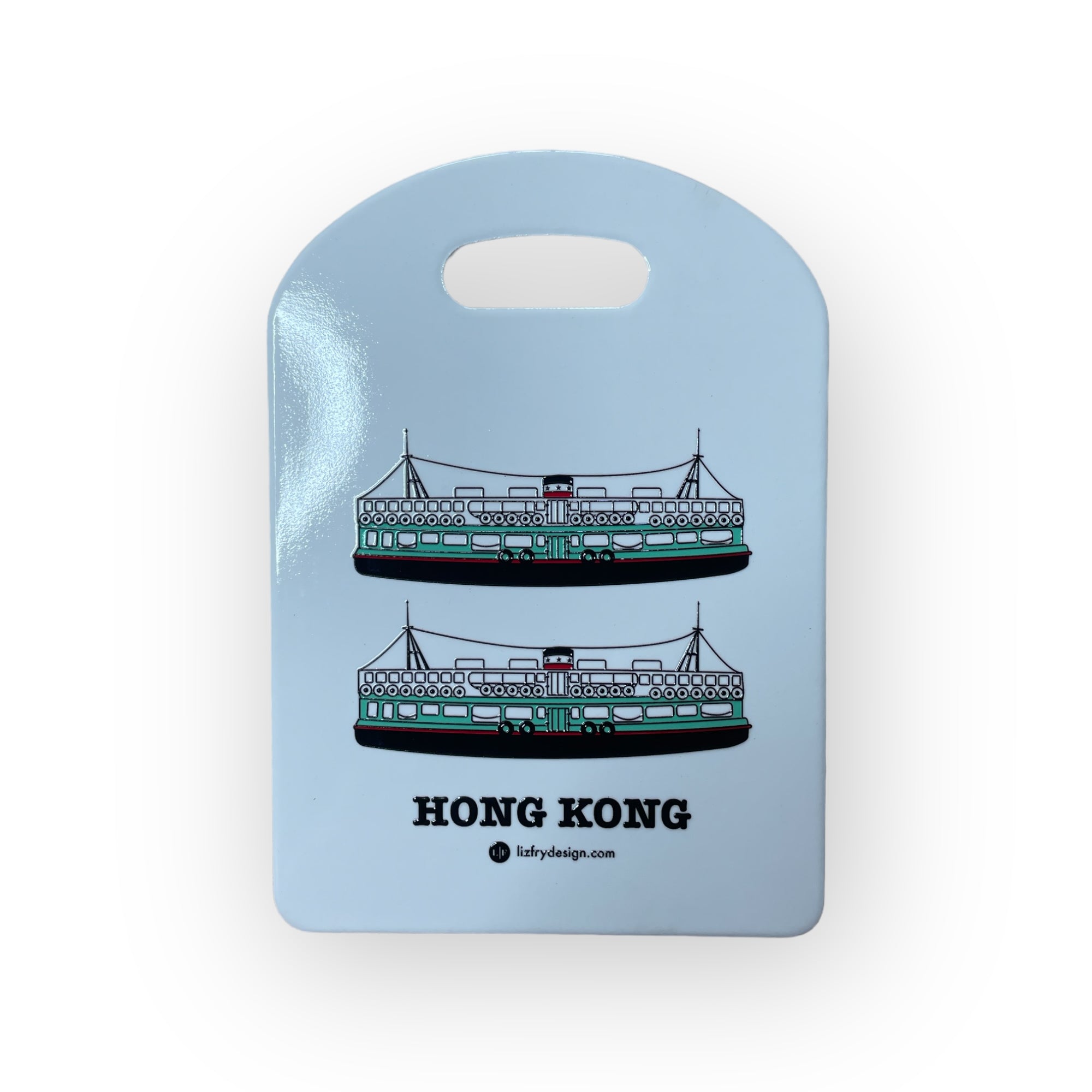 Star Ferry HK Print Embossed Trivet – Cork-Backed Ceramic Tile Trivet