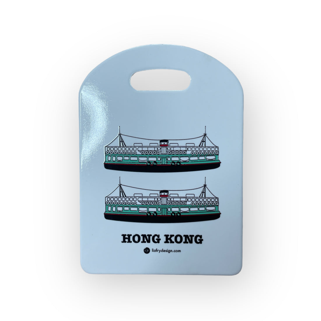 Star Ferry HK Print Embossed Trivet – Cork-Backed Ceramic Tile Trivet