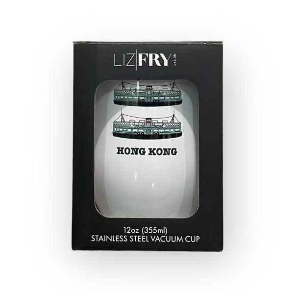 Star Ferry Print Stainless Steel Wine Cup – Insulated Hong Kong Design