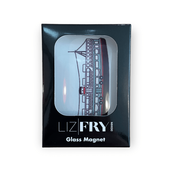 Star Ferry Glass Fridge Magnet | Iconic Hong Kong Souvenir