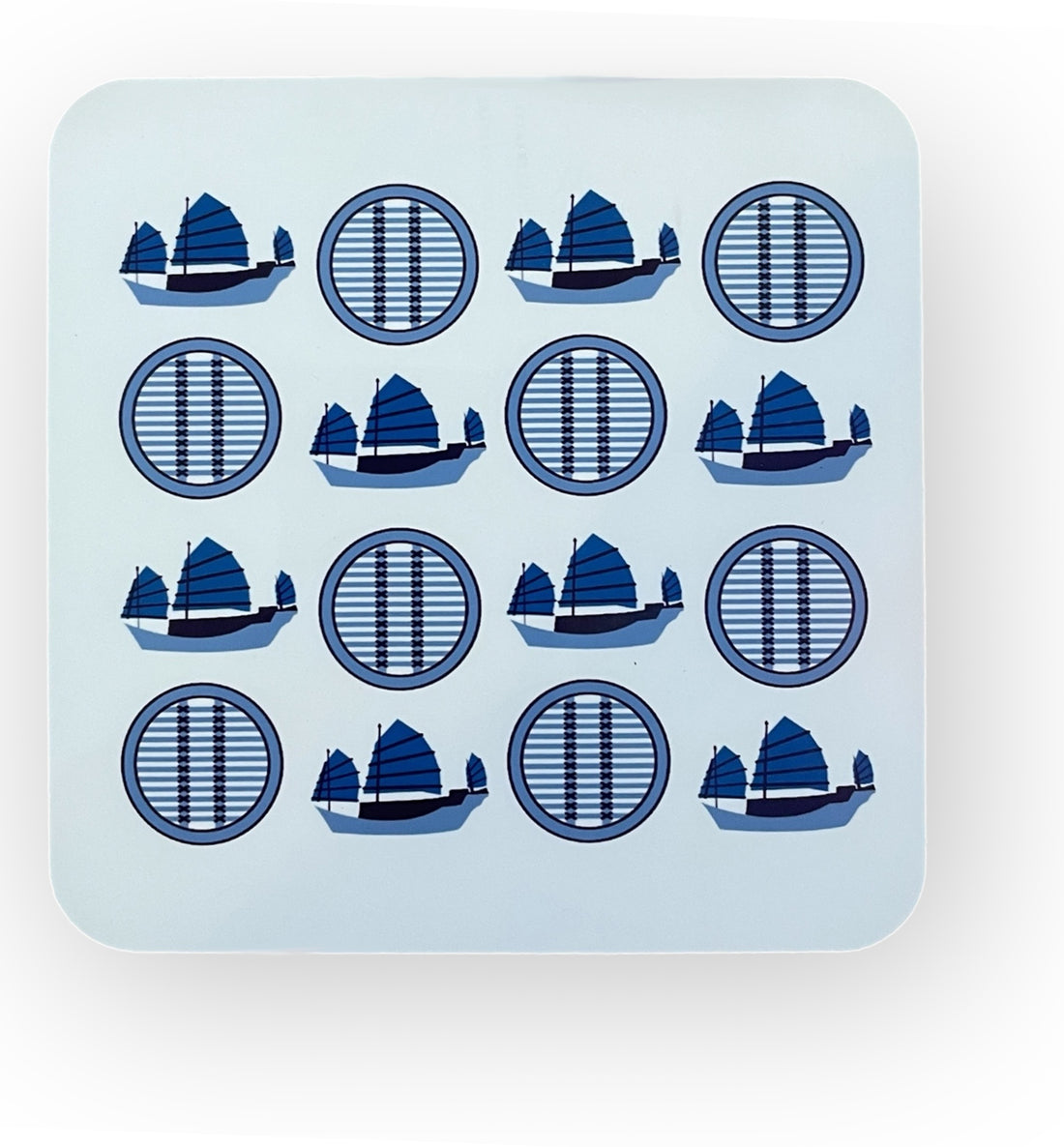 TKO Blue Junks Coaster | Hong Kong Junk Boat Design