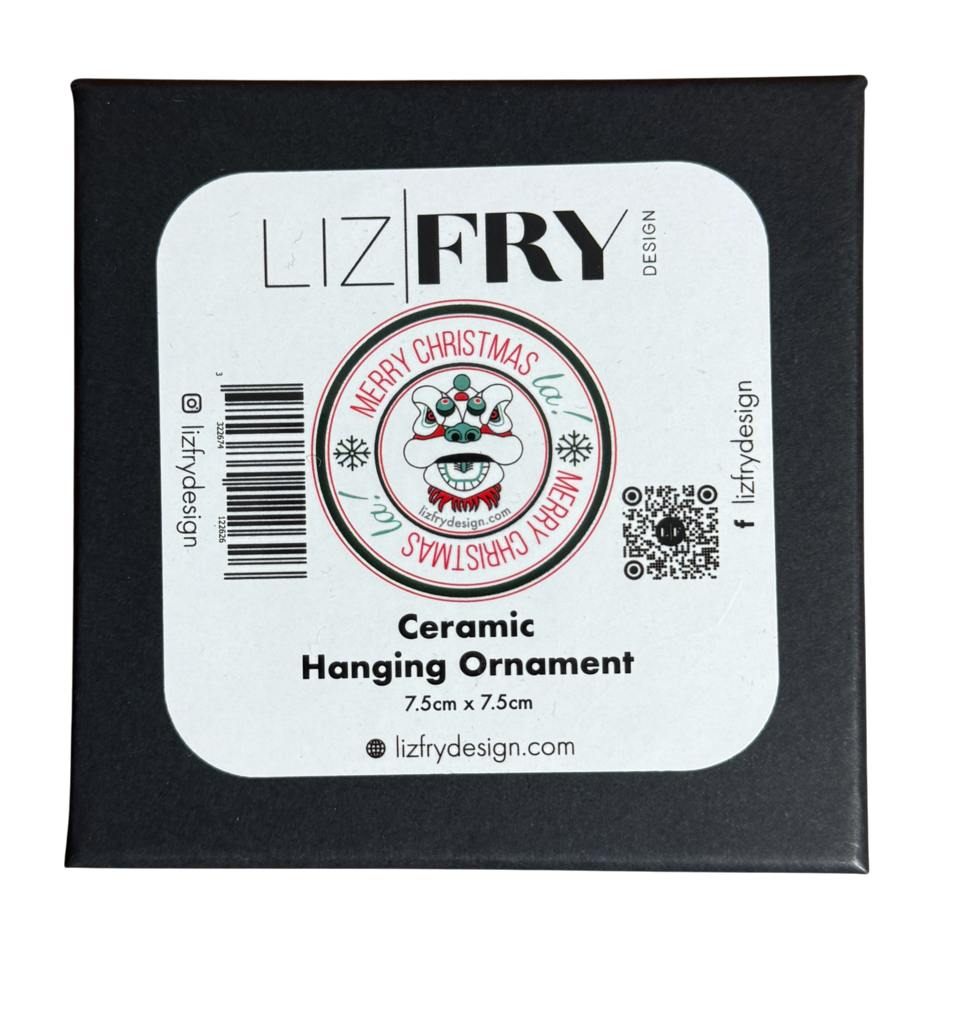 TST Lion - Ceramic Ornament - boxed